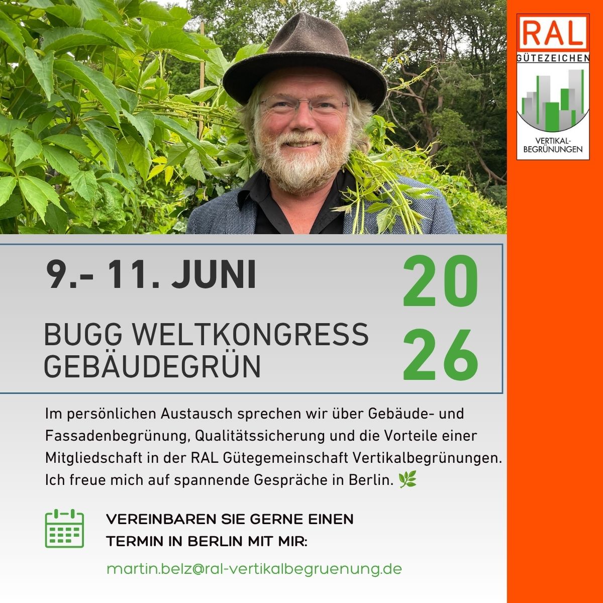 BuGG Weltkongress Gebäudegrün 2026